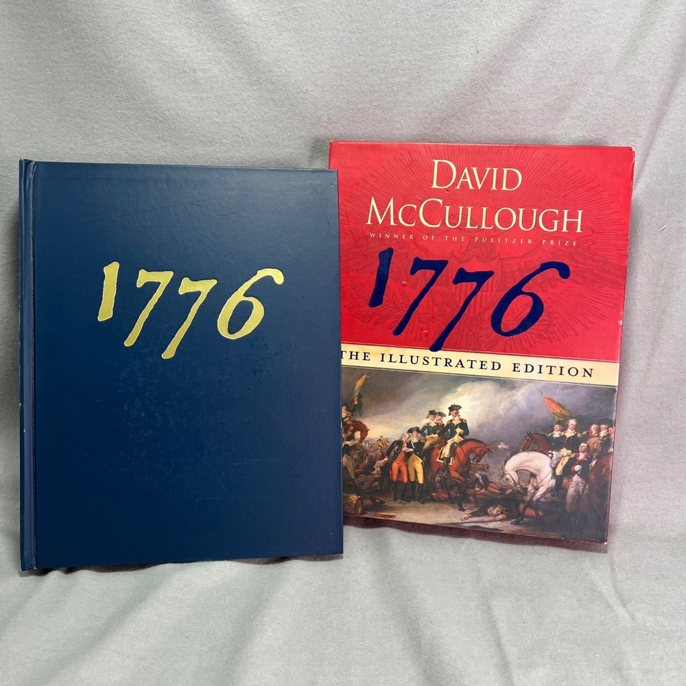 1776: The Illustrated Edition Hardcover Slipcase Deluxe David McCullough History